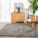 Charcoal Wool Area Rug 160x230 cm Durable Soft Weave