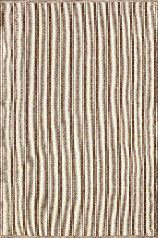 Charlene Striped Indoor Outdoor Area Rug 150 cm Ivory