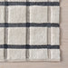 Checked Wool Area Rug 152x244 cm Ivory