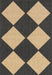 Checkered Dark Grey Indoor Outdoor Area Rug 120x180 cm