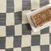 Checkered Grey Box Area Rug 150x230 cm