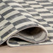 Checkered Grey Box Area Rug 150x230 cm