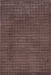 Checkered Plush Washable Rug 140x200 cm Dark Brown