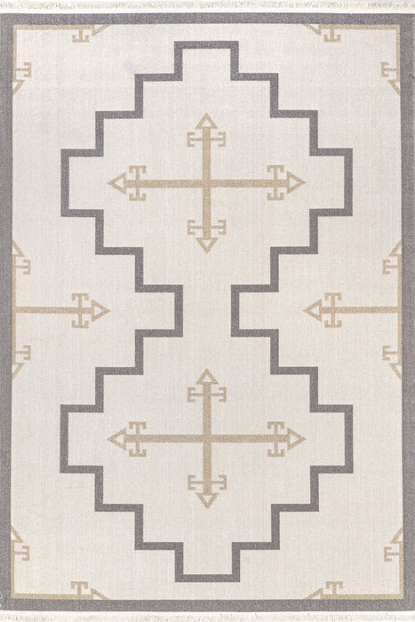 Cherey Beige Indoor Outdoor Area Rug 120cm x 180cm