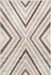 Chevron Area Rug 160x230 cm Grey Durable Design