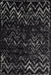 Chevron Area Rug Black 160x230 cm