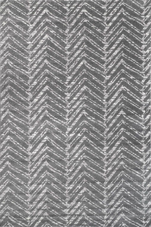 Chevron Area Rug Dark Grey 120x180 cm