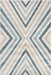 Chevron Area Rug in Blue Color 160x230 cm