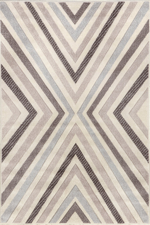 Chevron Area Rug in Grey 160 cm x 230 cm