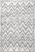 Chevron Pattern Area Rug in Beige for Modern Homes