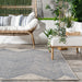 Chevron Pattern Indoor Outdoor Rug 150cm