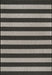 Chevron Stripes Area Rug for Indoor and Outdoor Use Black