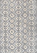 Chevron Trellis vloerkleed grijs 152x244 cm