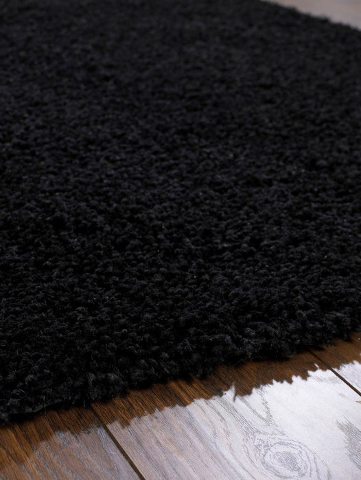 Chicago Black Round Rug