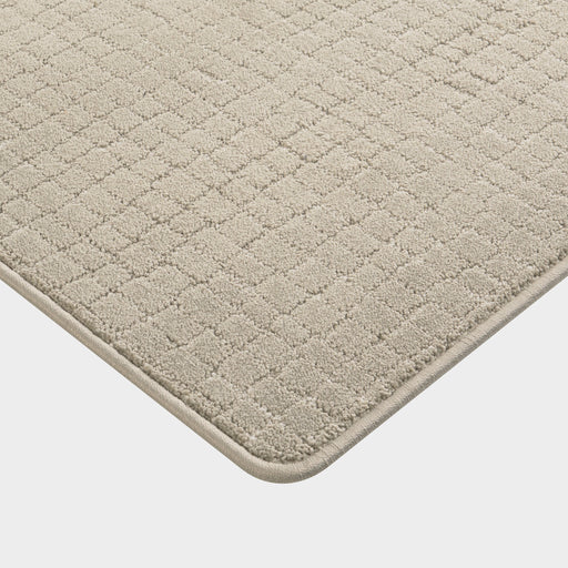 Chickadee Custom Area Rug 140x200 cm Light Grey Checked Pattern