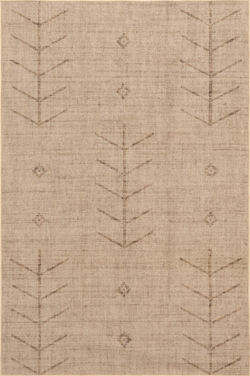 Chicory Jute Machine Washable Arrow Area Rug Natural 152x244 cm