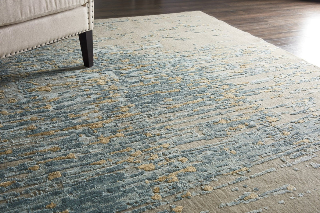 Christopher Guy Wool & Silk Collection CGS27-ZINC/PALOMA Rug