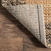 Chunky Checkered Jute Area Rug 140cm Natural