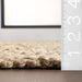 Chunky Handlooped Jute Rug 120 cm Natural Rustic Accent