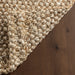 Chunky Handlooped Jute Rug 120 cm Natural Rustic Accent