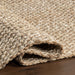 Chunky Handlooped Jute Rug 120 cm Natural Rustic Accent