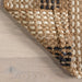 Chunky Jute Area Rug 120x180 cm Natural Texture