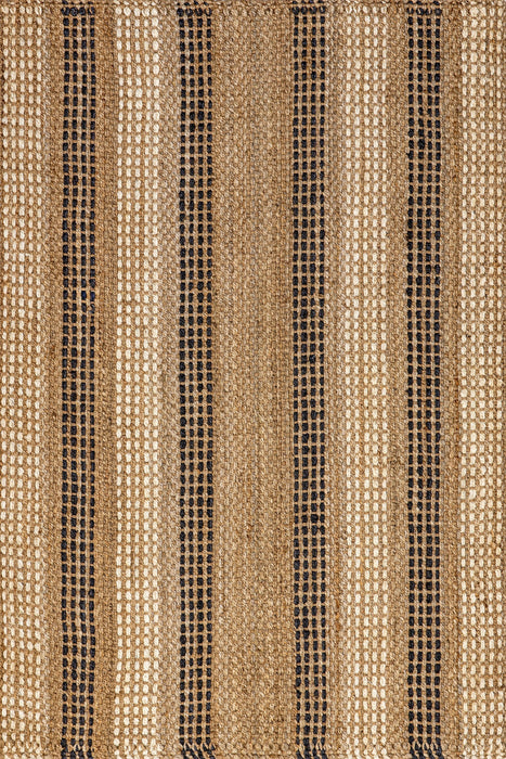 Chunky Jute Area Rug 120x180 cm Natural Texture