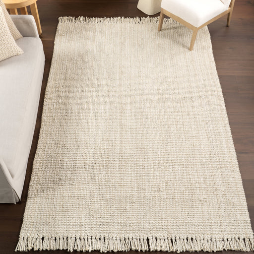 Chunky Jute Rug With Tasseled Design Off White 120x180 cm