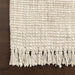 Chunky Jute Rug With Tasseled Design Off White 120x180 cm