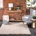 Chunky Jute Rug With Tasseled Design Off White 120x180 cm