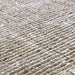 Chunky Jute Tassel Loose Open Weave Hand-Woven Natural Fibre Flatweave Gold/Cream Rug