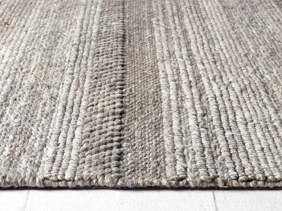 Chunky Knit Grey Rug