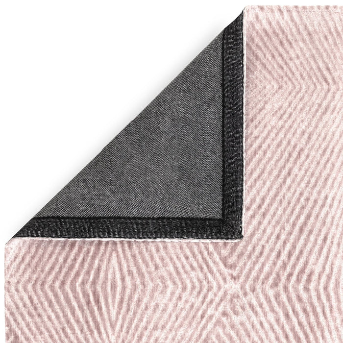 Clarke & Clarke Blaize Blush Rug