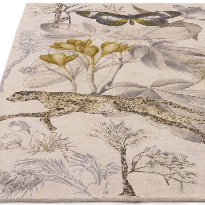 Clarke & Clarke Botany Charcoal Rug