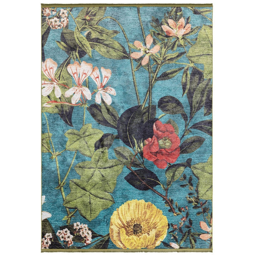 Clarke & Clarke Passiflora Kingfisher Rug