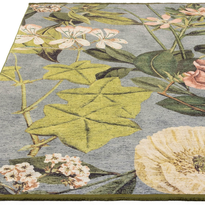 Clarke & Clarke Passiflora Mineral Blush Rug