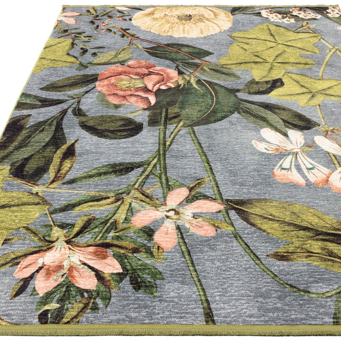 Clarke & Clarke Passiflora Mineral Blush Rug