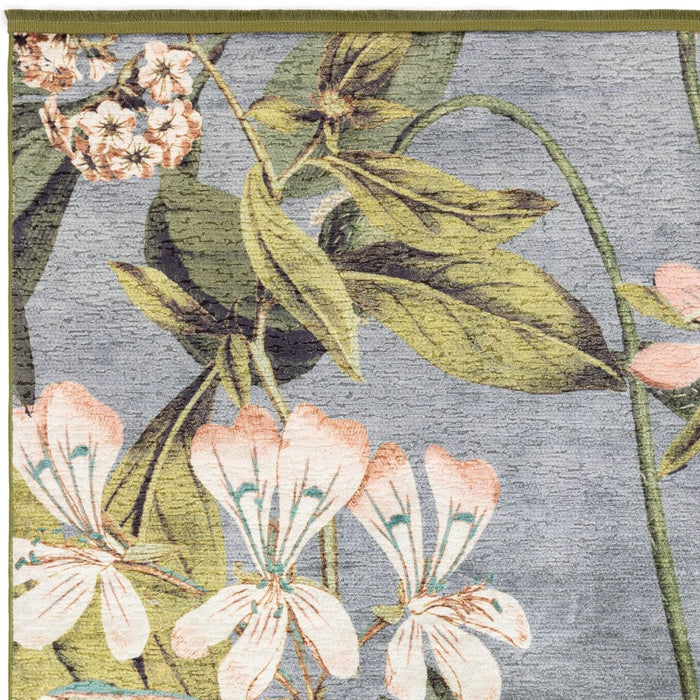 Clarke & Clarke Passiflora Mineral Blush Rug