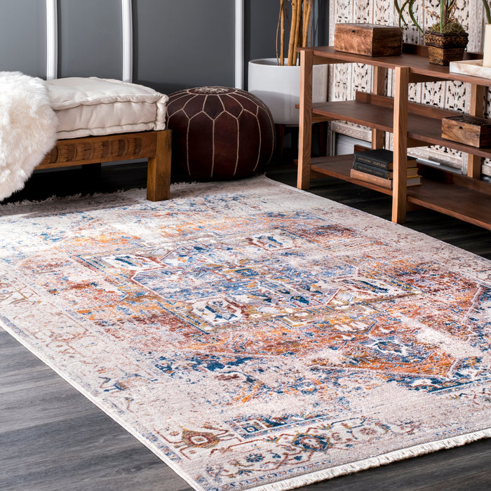 Classic Ivory Area Rug for Contemporary Spaces