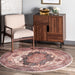 Classic Medallion Area Rug in Pale Terracotta 140x200 cm