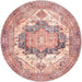 Classic Medallion Area Rug in Pale Terracotta 140x200 cm