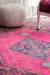 Tappeto classico con medaglione rosa per la decorazione Home 