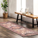 Classic Terracotta Printed Area Rug for Living Room