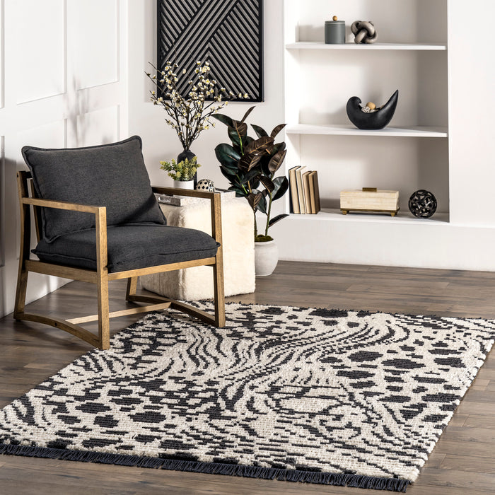 Claudette Grey Modern Area Rug 150x230 cm