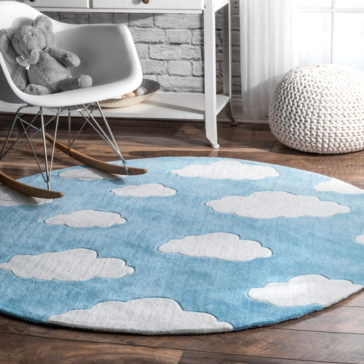 Cloud Nursery Area Rug for Kids Room 120 cm x 180 cm