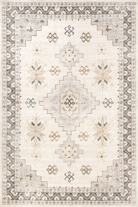 Clovebud Geometric Machine Washable Rug 150x230 cm Grey