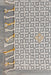 Clover Tassels Area Rug 152x244 cm Ivory Color