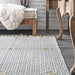 Clover Tassels Area Rug 152x244 cm Ivory Color