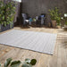 Coast 9421 Moroccan Durable Stain-Resistant Weatherproof Flatweave In-Outdoor Grey/Cream Rug