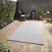 Coast A055 Moroccan Durable Stain-Resistant Weatherproof Flatweave In-Outdoor Grey/Cream Rug